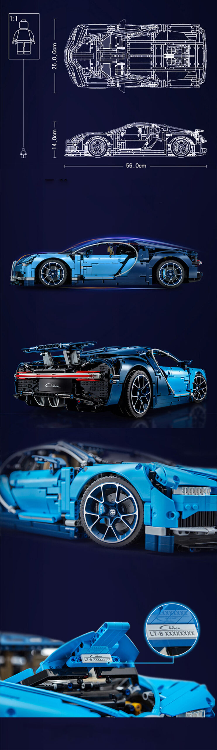 42083-Bugatti- Chiron-Building-Brick-Toy-Set