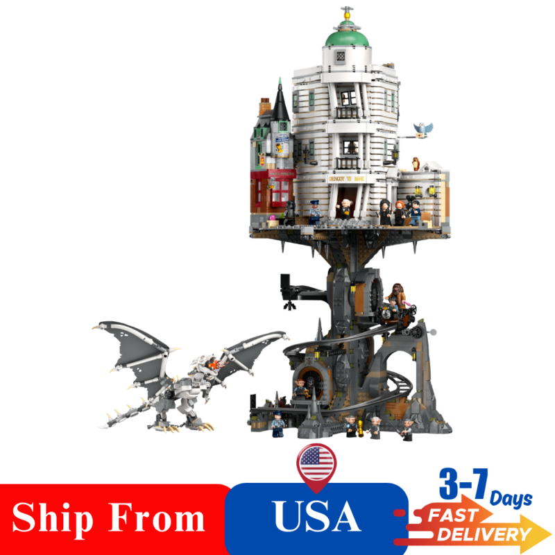 76417 Gringotts Wizarding Bank - Collectors' Edition Harry Potter Building Brick Toy Set