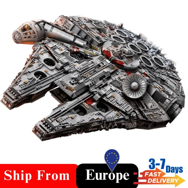 75192 Millennium Falcon Bricks Building Toy Set Europe Warehouse Express